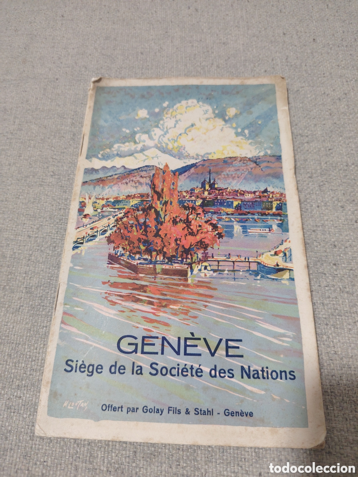 Otros Art&iacute;culos de Coleccionismo en Papel: Folleto Ginebra a&ntilde;os 20. Suiza