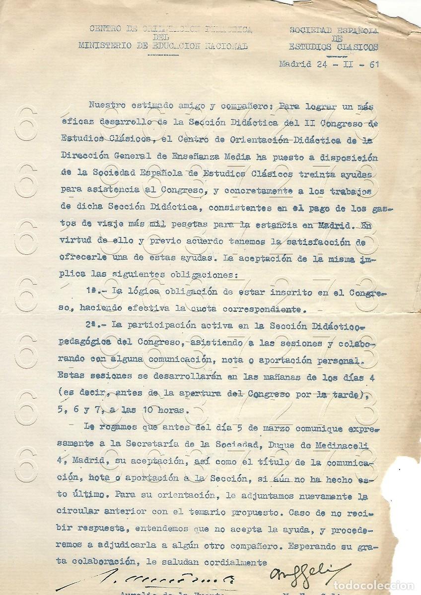 Otros Art&iacute;culos de Coleccionismo en Papel: AURELIO DE LA FUENTE MF GALIANO SOCIEDAD ESPA&Ntilde;OLA DE ESTIDIOS CLASICOS M14