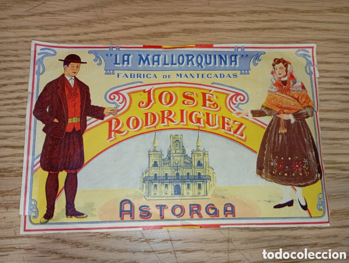 Otros Art&iacute;culos de Coleccionismo en Papel: &rdquo;LA MALLORQUINA&rdquo; F&Aacute;BRICA DE MANTECADAS - JOS&Eacute; RODR&Iacute;GUEZ, ASTORGA (ASTURIAS)