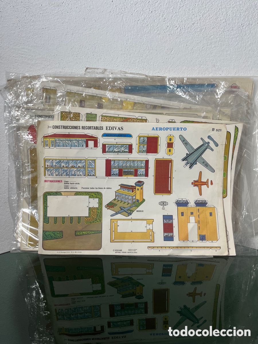 Otros Art&iacute;culos de Coleccionismo en Papel: Lote Recortables papel edificios, guerra, casas, veh&iacute;culos. EDIVAS ROMA ROSITA ARNALOT EDITOR