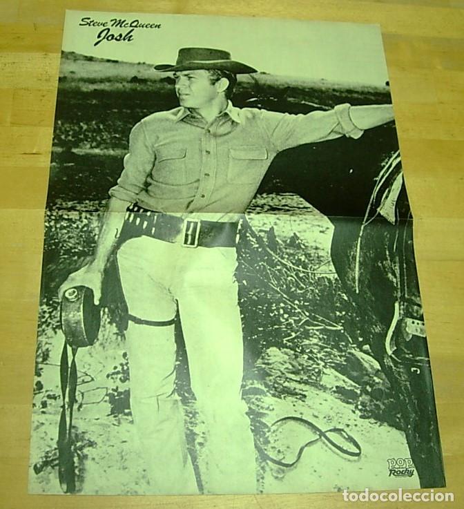 Otros Art&iacute;culos de Coleccionismo en Papel: STEVE McQUEEN OLIVIA PASCAL Poster 1980 Raro !!