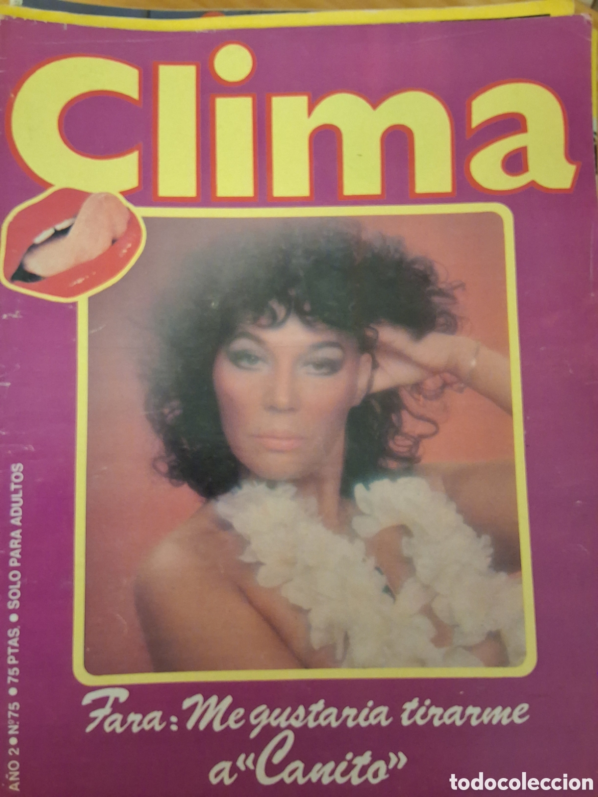 Otros Art&iacute;culos de Coleccionismo en Papel: Clima revista erotica espa&ntilde;ola desnudos mujeres n&uacute;mero 75 a&ntilde;o 1980