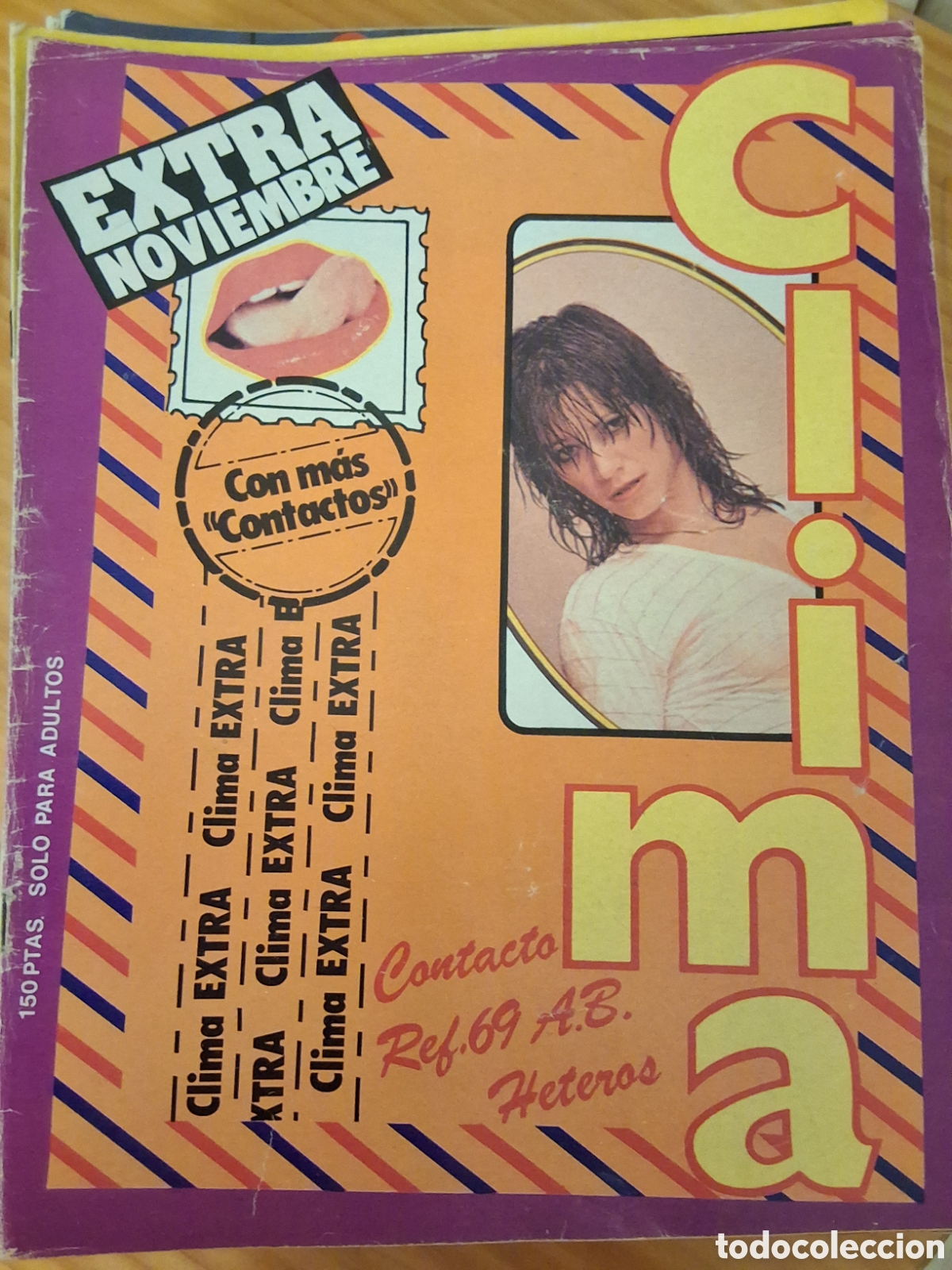 Otros Art&iacute;culos de Coleccionismo en Papel: Clima revista erotica espa&ntilde;ola desnudos mujeres extra noviembre