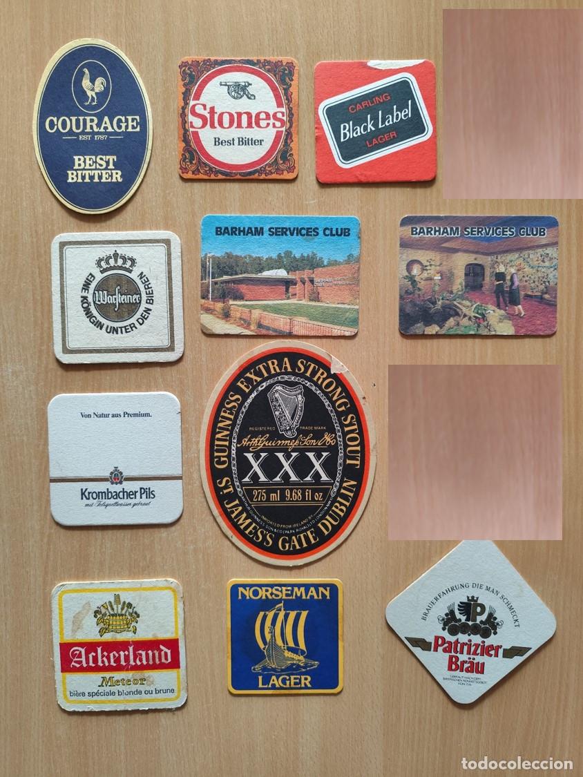 Otros art&iacute;culos de coleccionismo en papel: Lote 8 de posavasos de cart&oacute;n (tem&aacute;tica cerveza)
