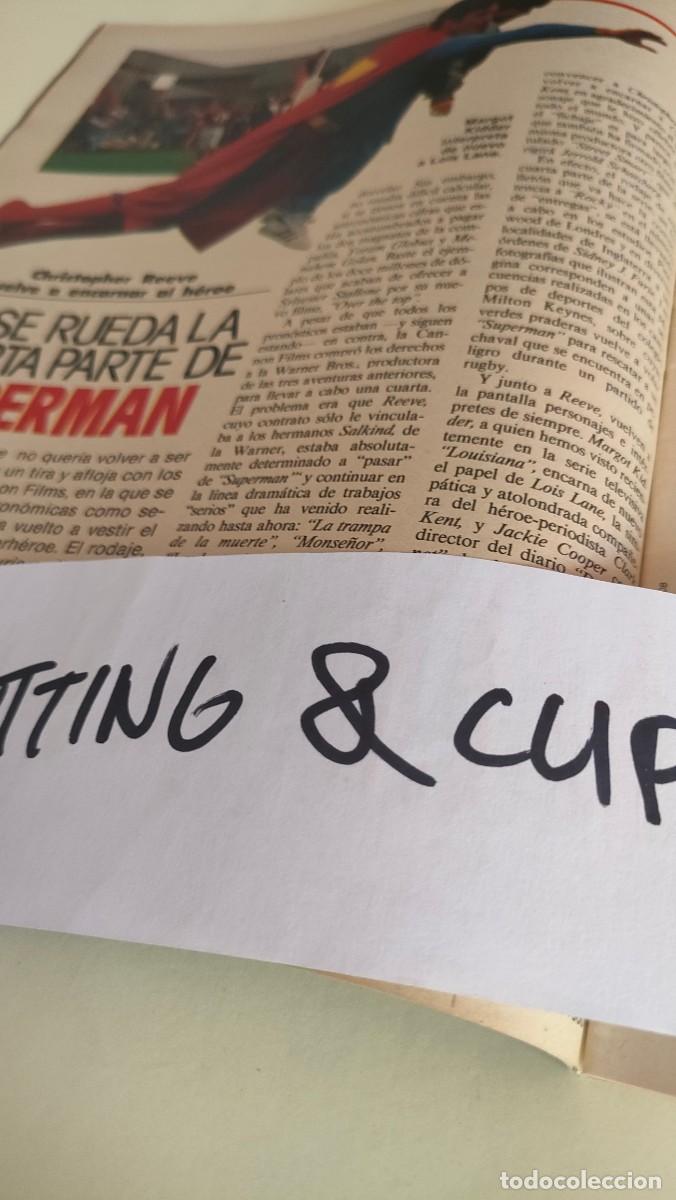 Otros Art&iacute;culos de Coleccionismo en Papel: Clipping AS306 1986 SUPERMAN IV