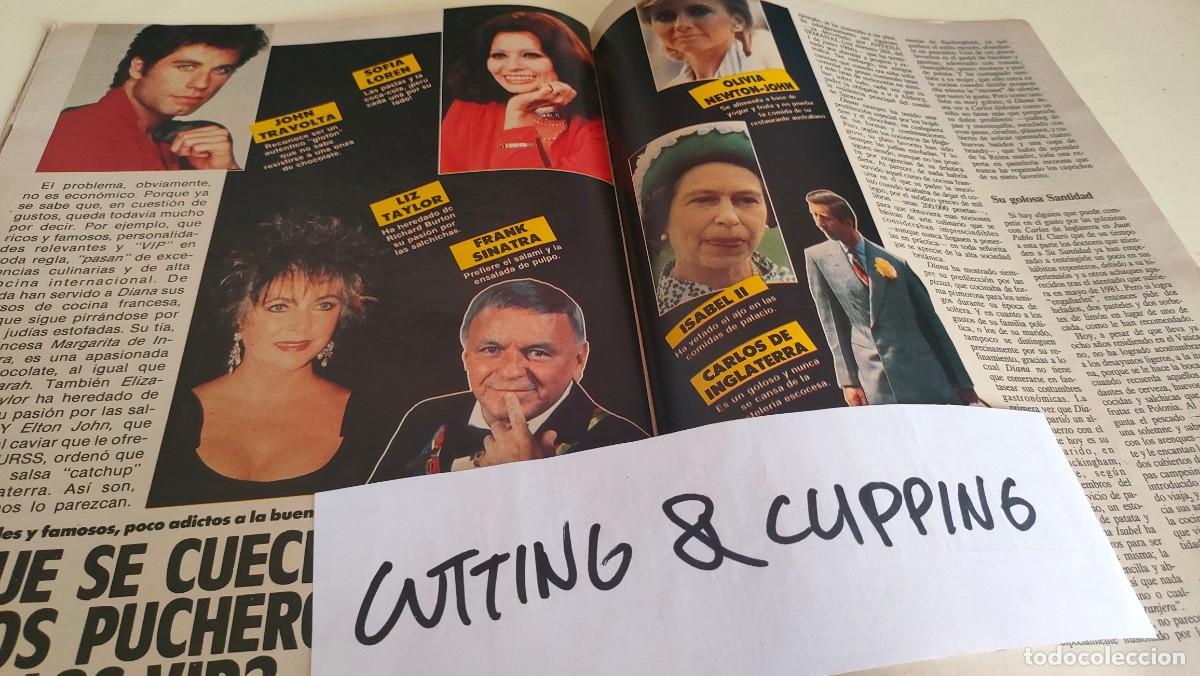 Otros Art&iacute;culos de Coleccionismo en Papel: Clipping AS306 1986 TRAVOLTA OLIVIA NEWTON SINATRA TAYLOR