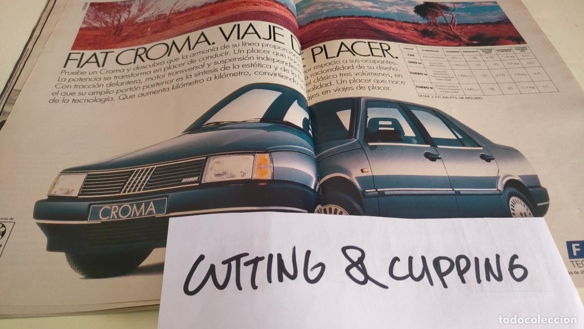 Otros Art&iacute;culos de Coleccionismo en Papel: Clipping AS340 1987 FIAT CROMA