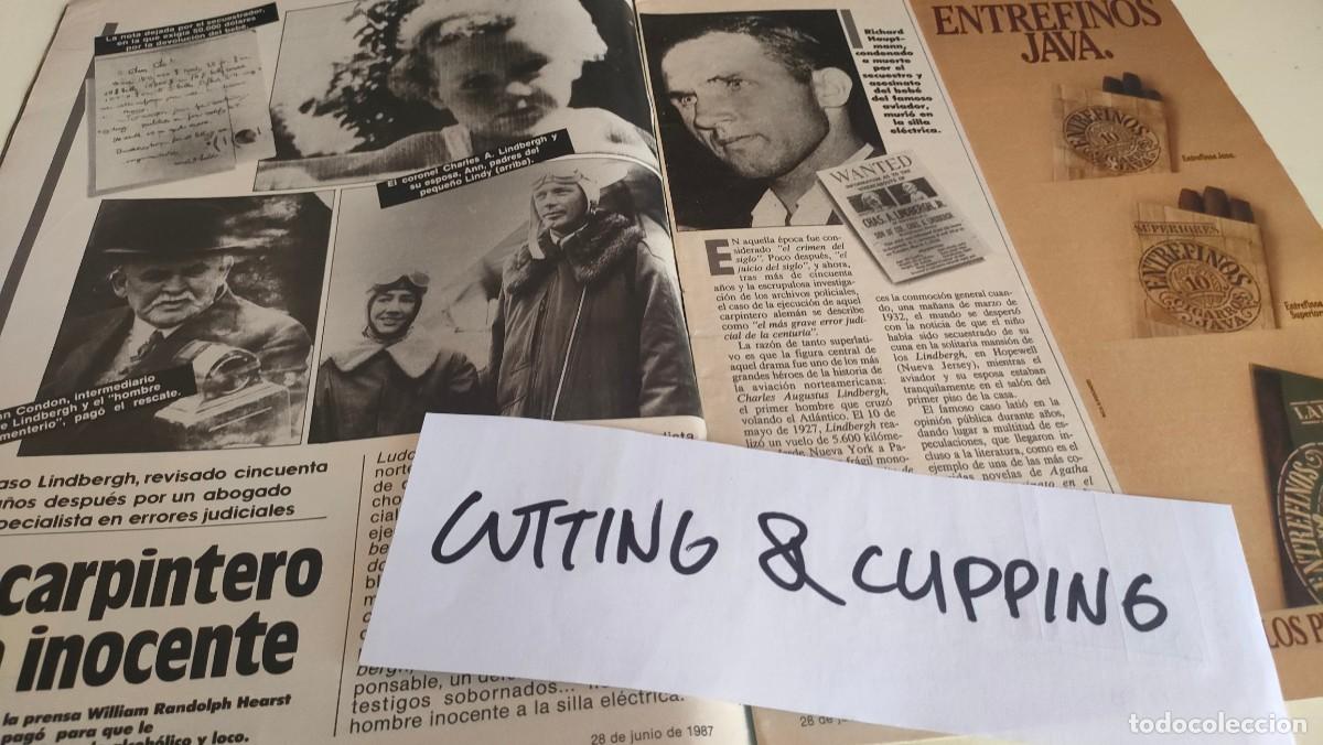 Otros Art&iacute;culos de Coleccionismo en Papel: Clipping AS340 1987 CASO LINDBEGH, CRIMENES, ASESINATOS