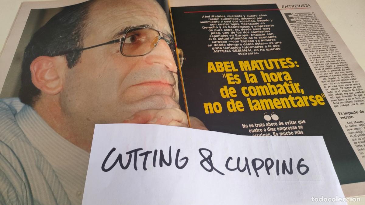 Otros Art&iacute;culos de Coleccionismo en Papel: Clipping AS272 1986 ABEL MATUTES