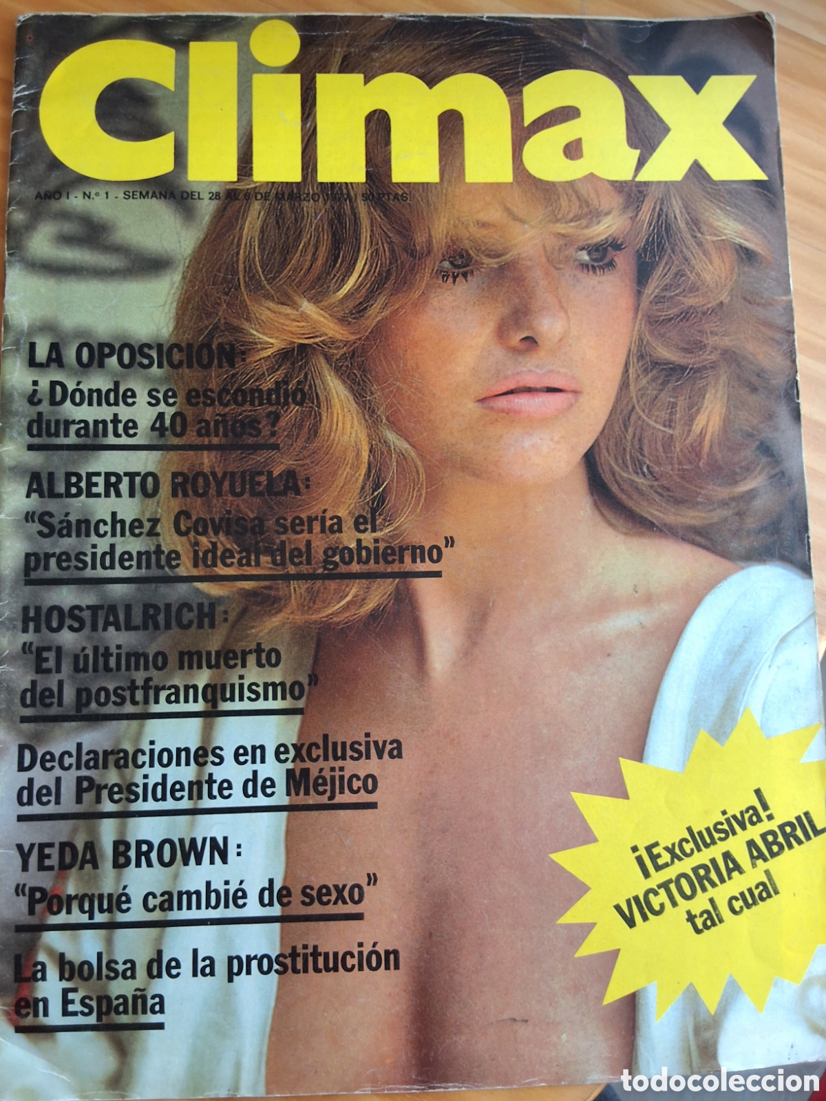 Otros Art&iacute;culos de Coleccionismo en Papel: Climax revista erotica espa&ntilde;ola desnudos mujeres n&uacute;mero 1 a&ntilde;o 1977/3
