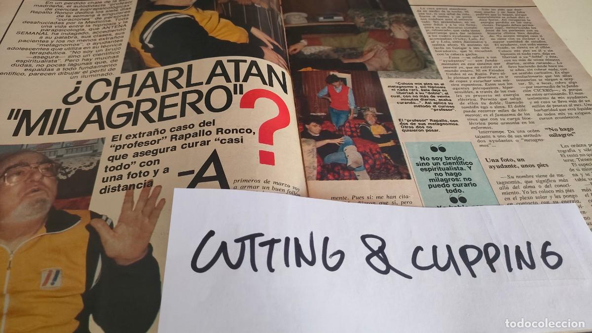 Otros Art&iacute;culos de Coleccionismo en Papel: Clipping AS269 1986 VIDENTE RAPALLO RONCO
