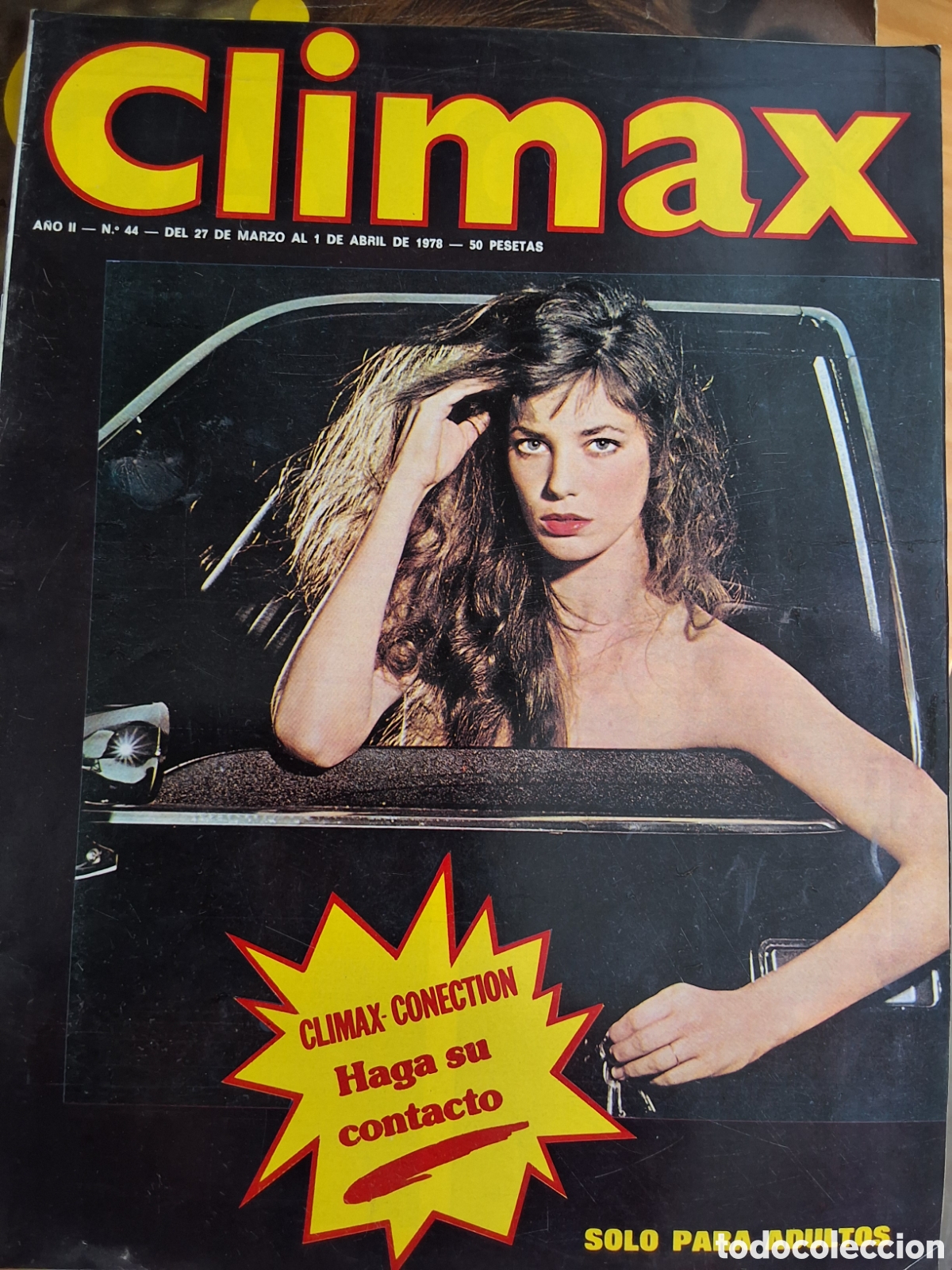 Otros Art&iacute;culos de Coleccionismo en Papel: Climax revista erotica espa&ntilde;ola desnudos mujeres n&uacute;mero 44 a&ntilde;o 1978/3