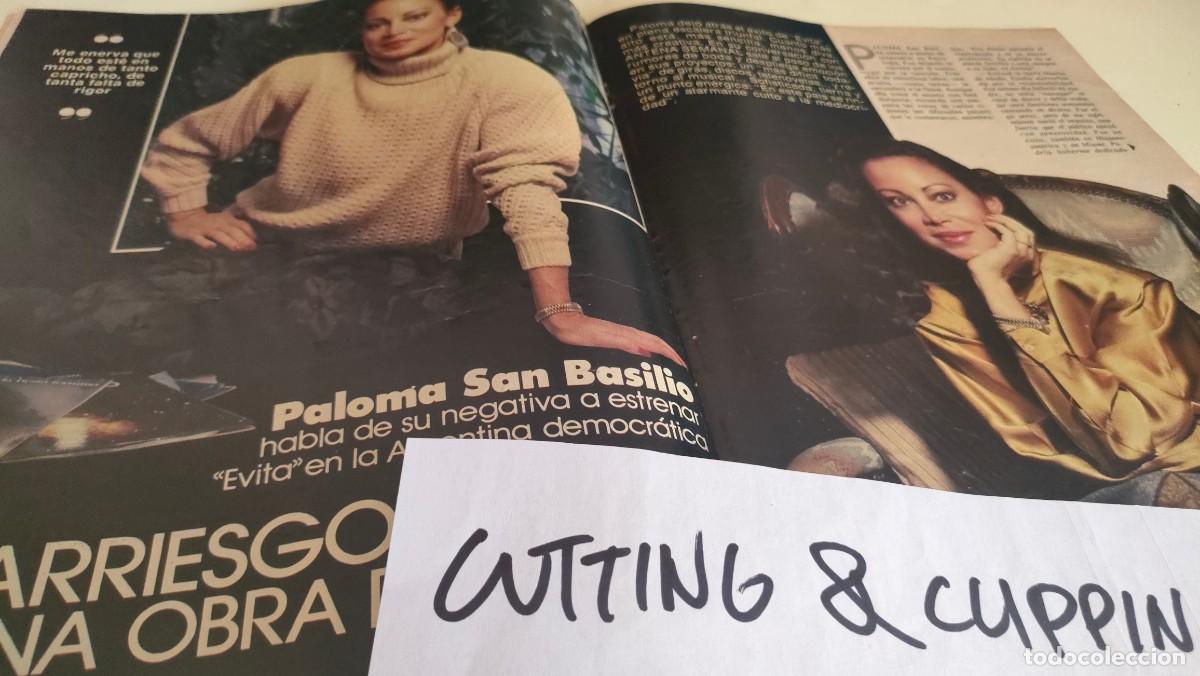 Otros Art&iacute;culos de Coleccionismo en Papel: Clipping AS269 1986 PALOMA SAN BASILIO