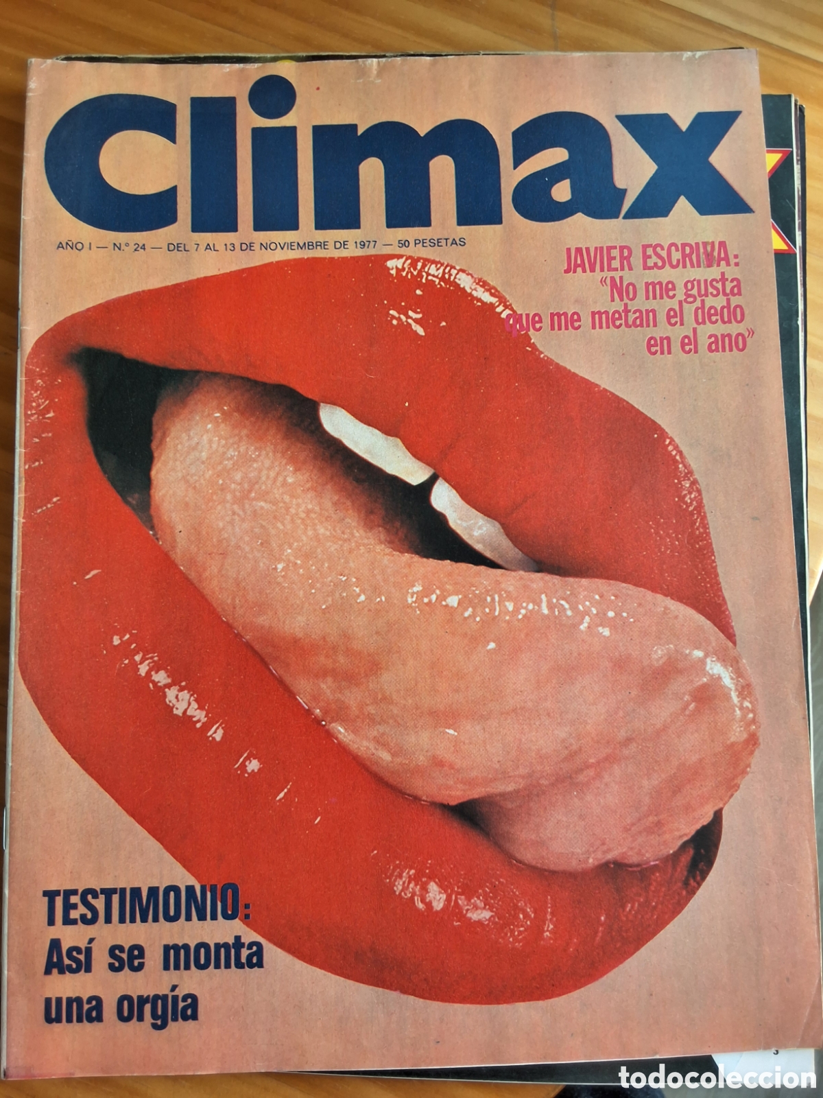 Otros Art&iacute;culos de Coleccionismo en Papel: Climax revista erotica espa&ntilde;ola desnudos mujeres n&uacute;mero 24 a&ntilde;o 1977/11