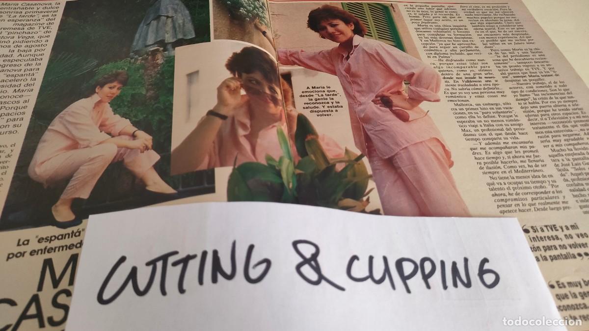 Otros Art&iacute;culos de Coleccionismo en Papel: Clipping AS298 1986 MARIA CASANOVA
