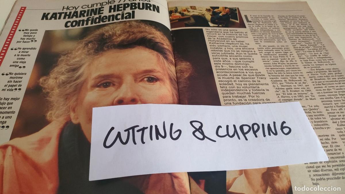 Otros Art&iacute;culos de Coleccionismo en Papel: Clipping AS307 1986 KATHERINE HEPBURN