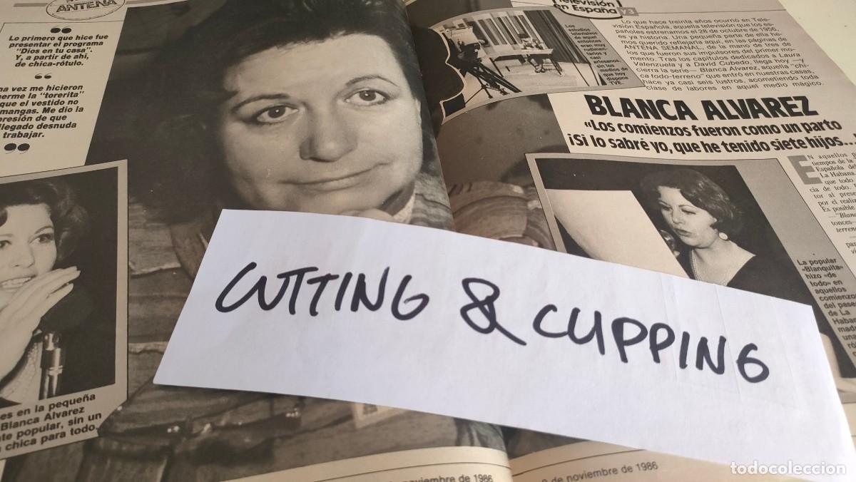 Outros artigos de papel: Clipping AS307 1986 BLANCA ALVAREZ