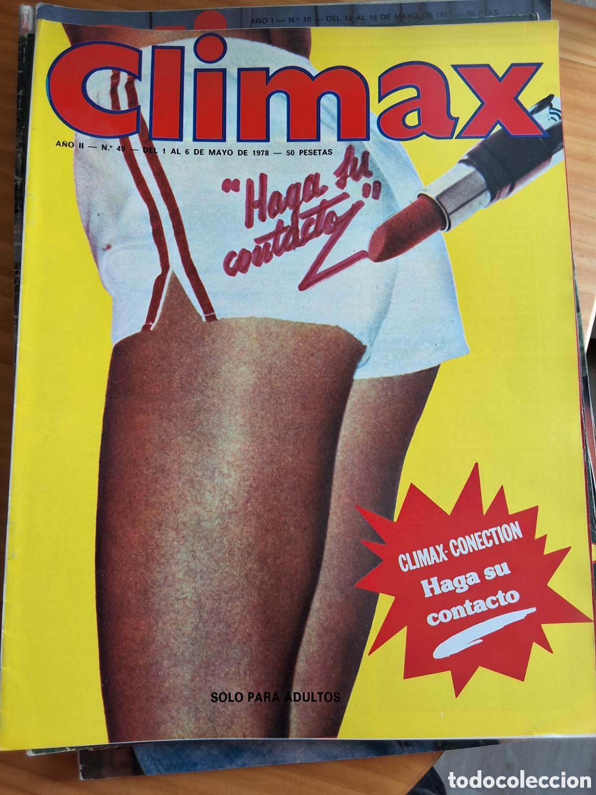 Otros Art&iacute;culos de Coleccionismo en Papel: Climax revista erotica espa&ntilde;ola desnudos mujeres n&uacute;mero 49 a&ntilde;o 1978/5