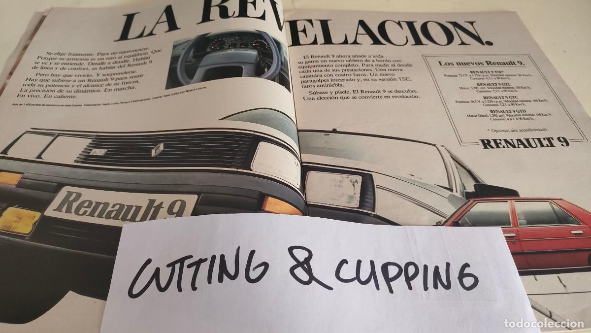 Otros Art&iacute;culos de Coleccionismo en Papel: Clipping AS247 1985 RENAULT 9