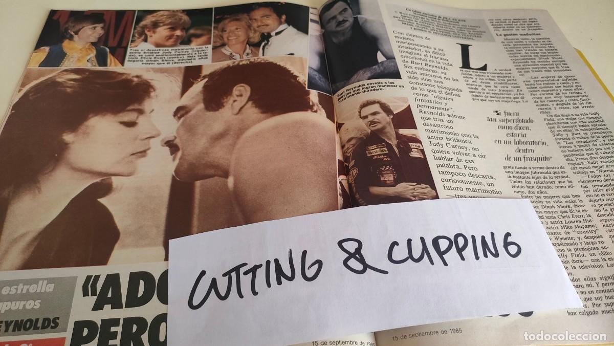 Otros Art&iacute;culos de Coleccionismo en Papel: Clipping AS247 1985 BURT REYNOLDS