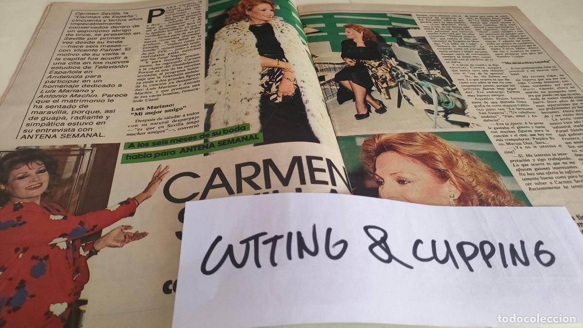 Otros Art&iacute;culos de Coleccionismo en Papel: Clipping AS263 1986 CARMEN SEVILLA