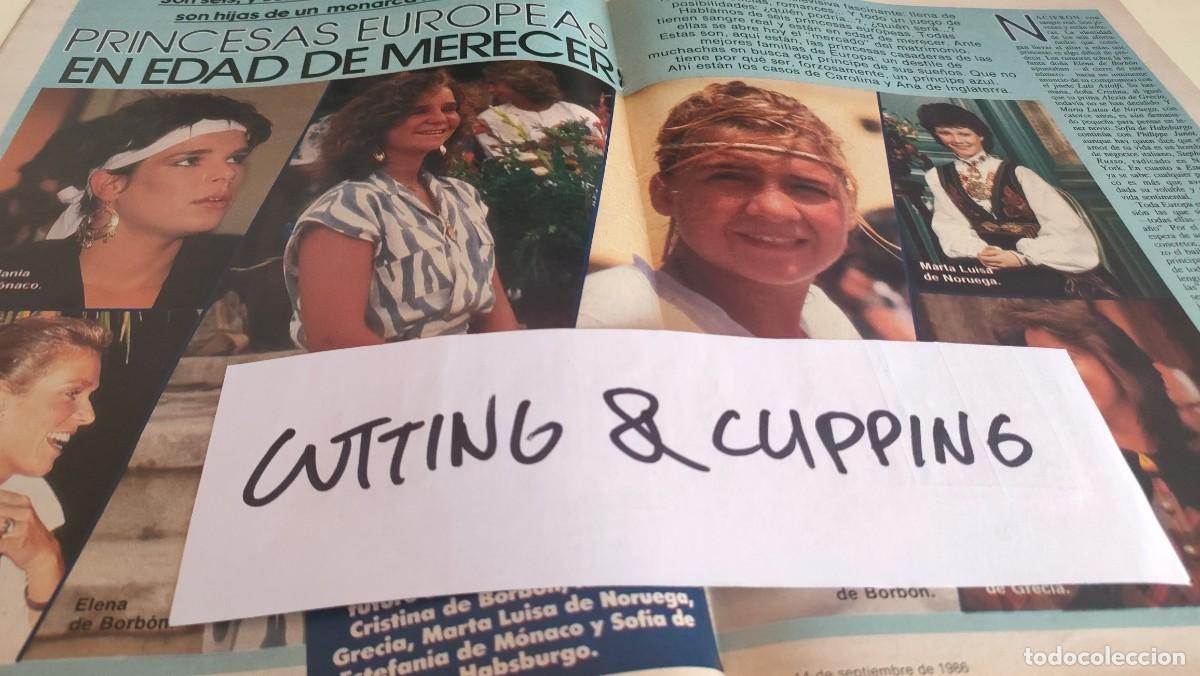 Otros Art&iacute;culos de Coleccionismo en Papel: Clipping AS299 1986 ALEXIA GRECIA ESTEFANIA MONACO ELENA CRISTINA BORBON