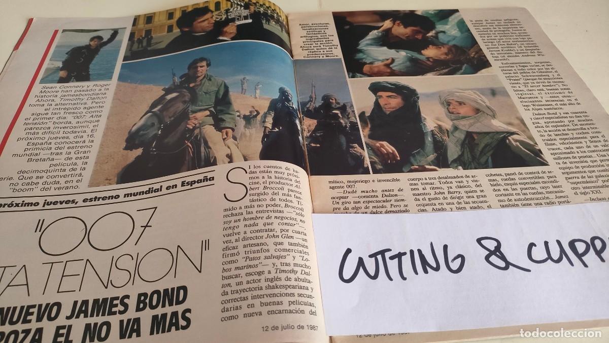 Otros Art&iacute;culos de Coleccionismo en Papel: Clipping AS342 1987 007 ALTA TENSION TIMOTHY DALTON