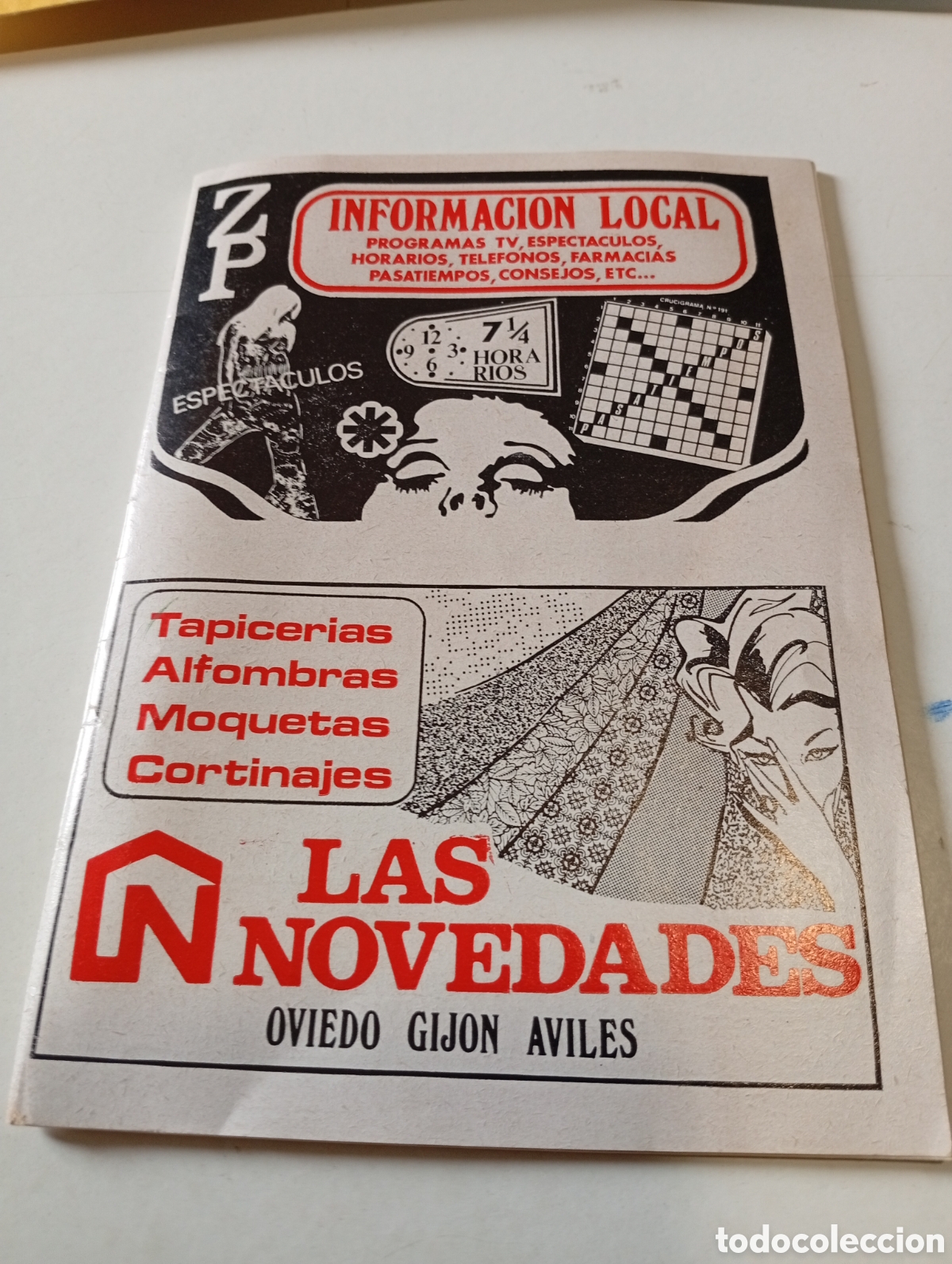 Otros Art&iacute;culos de Coleccionismo en Papel: Librito informaci&oacute;n local, Oviedo, Gij&oacute;n, Avil&eacute;s 1973