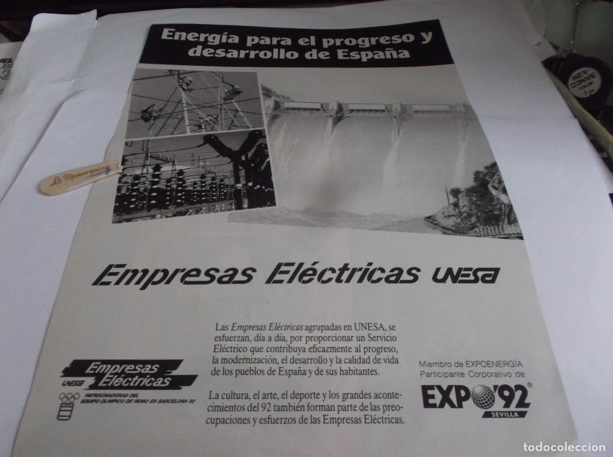 Otros Art&iacute;culos de Coleccionismo en Papel: RECORTE A&Ntilde;O 1992(SEVILLA)EMPRESAS EL&Eacute;CTRICAS UNESA -EXPO-92 SEVILLA// WHISKY BALLANTINES GOD SEAL