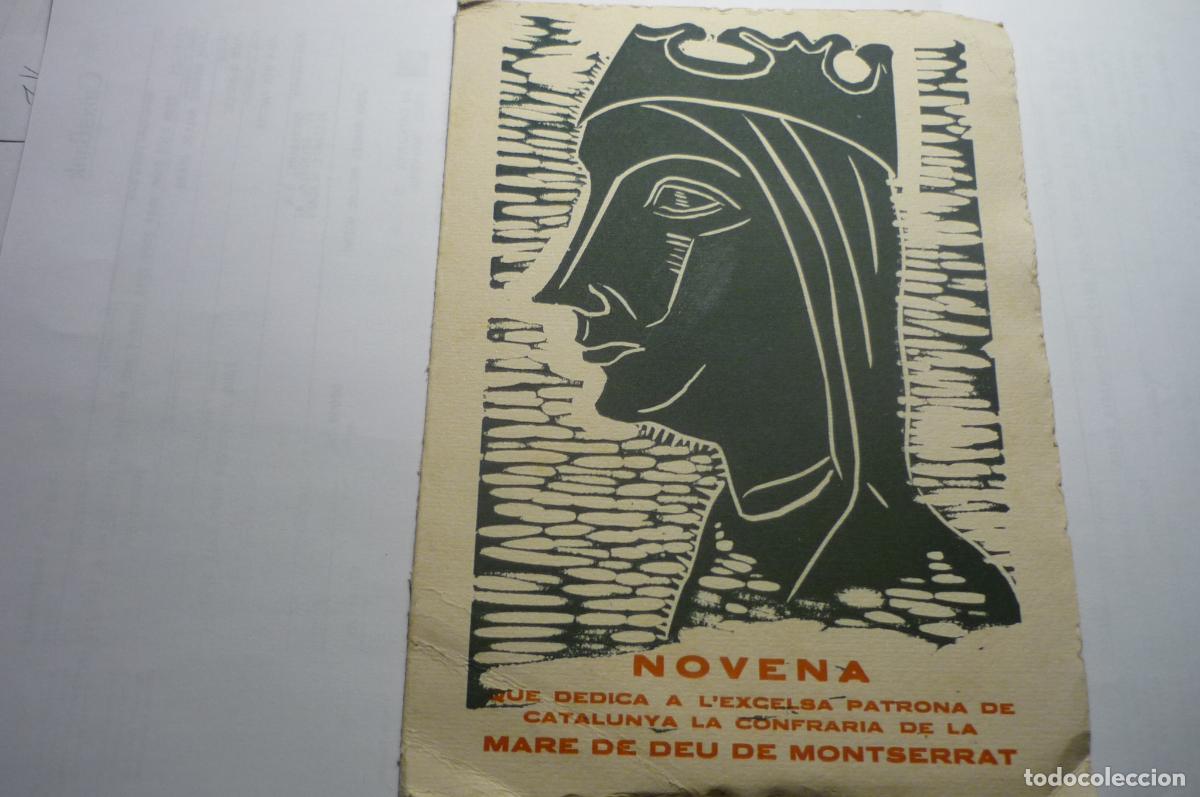 Otros Art&iacute;culos de Coleccionismo en Papel: programa doble novena mare deu montserrat -iglesia s.francesc paula-valls 1960