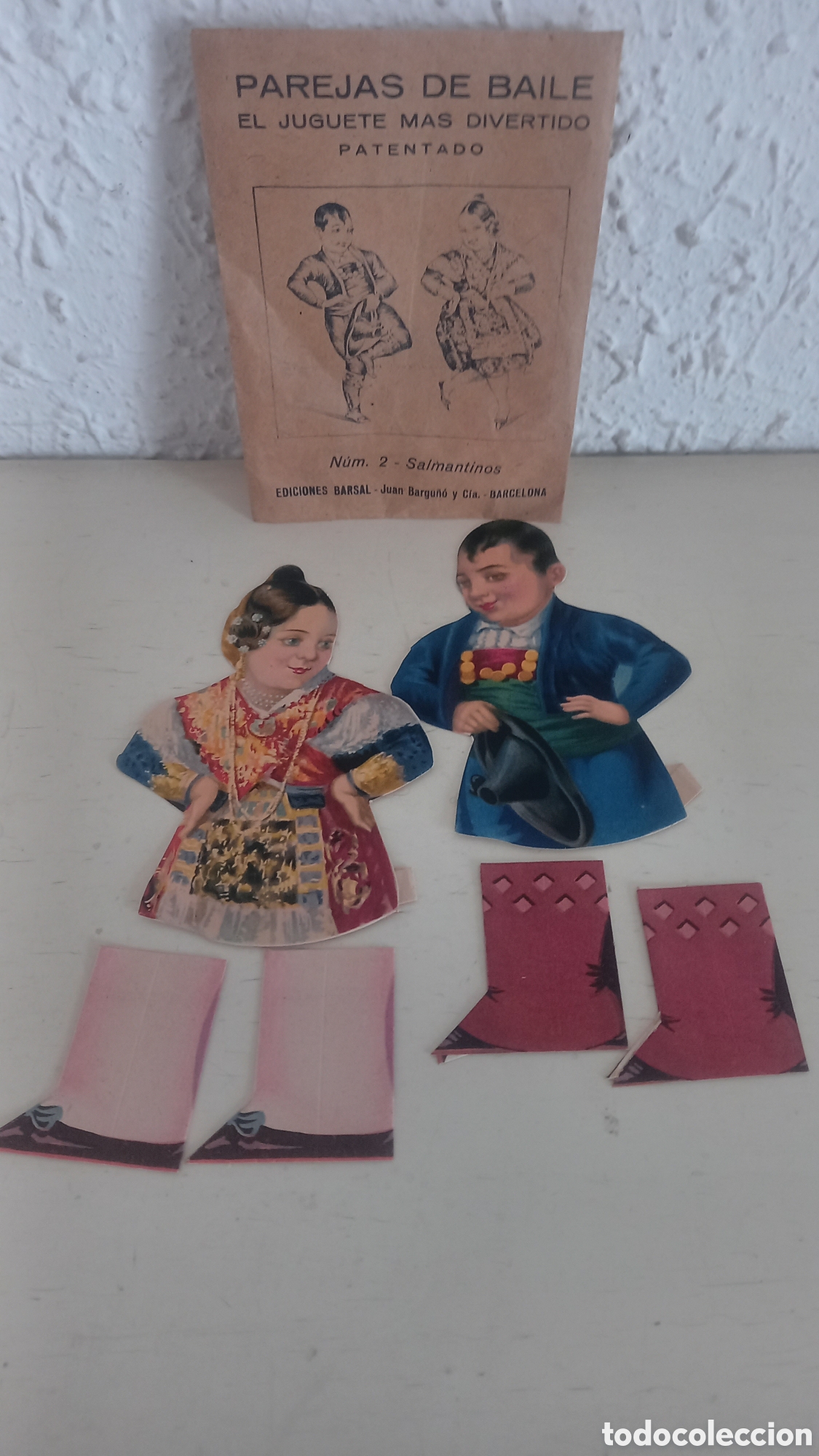 Otros Art&iacute;culos de Coleccionismo en Papel: PAREJAS DE BAILE. Troquelados Numero 2. Salmantinos. Ediciones BARSAL