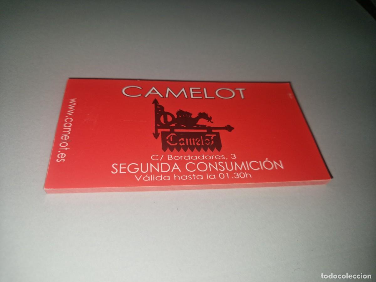 Otros Art&iacute;culos de Coleccionismo en Papel: ENTRADA INVITACION DISCOTECA CAMELOT, SALAMANCA