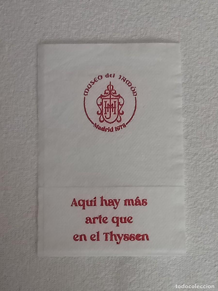Otros Art&iacute;culos de Coleccionismo en Papel: Servilleta &rdquo;Museo del Jam&oacute;n&rdquo; - Madrid