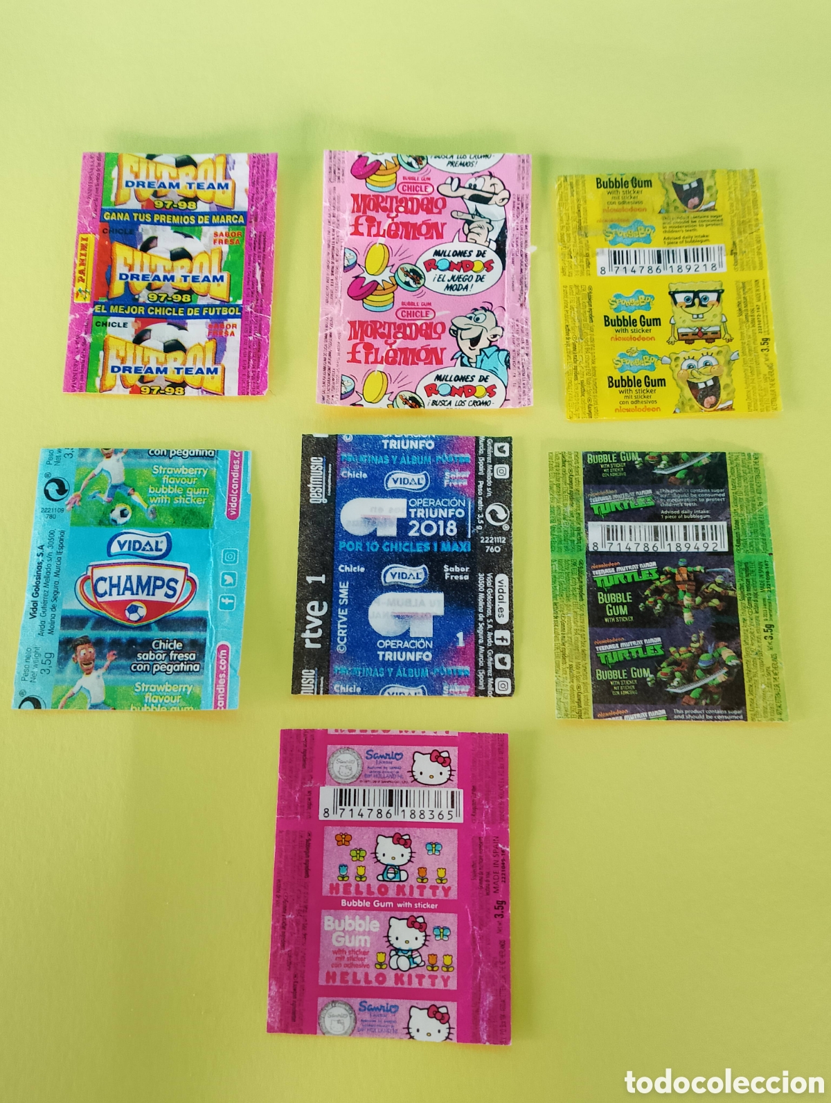 Paper Collecting Others: Envoltorios pellejos variados Mortadelo,chicles
