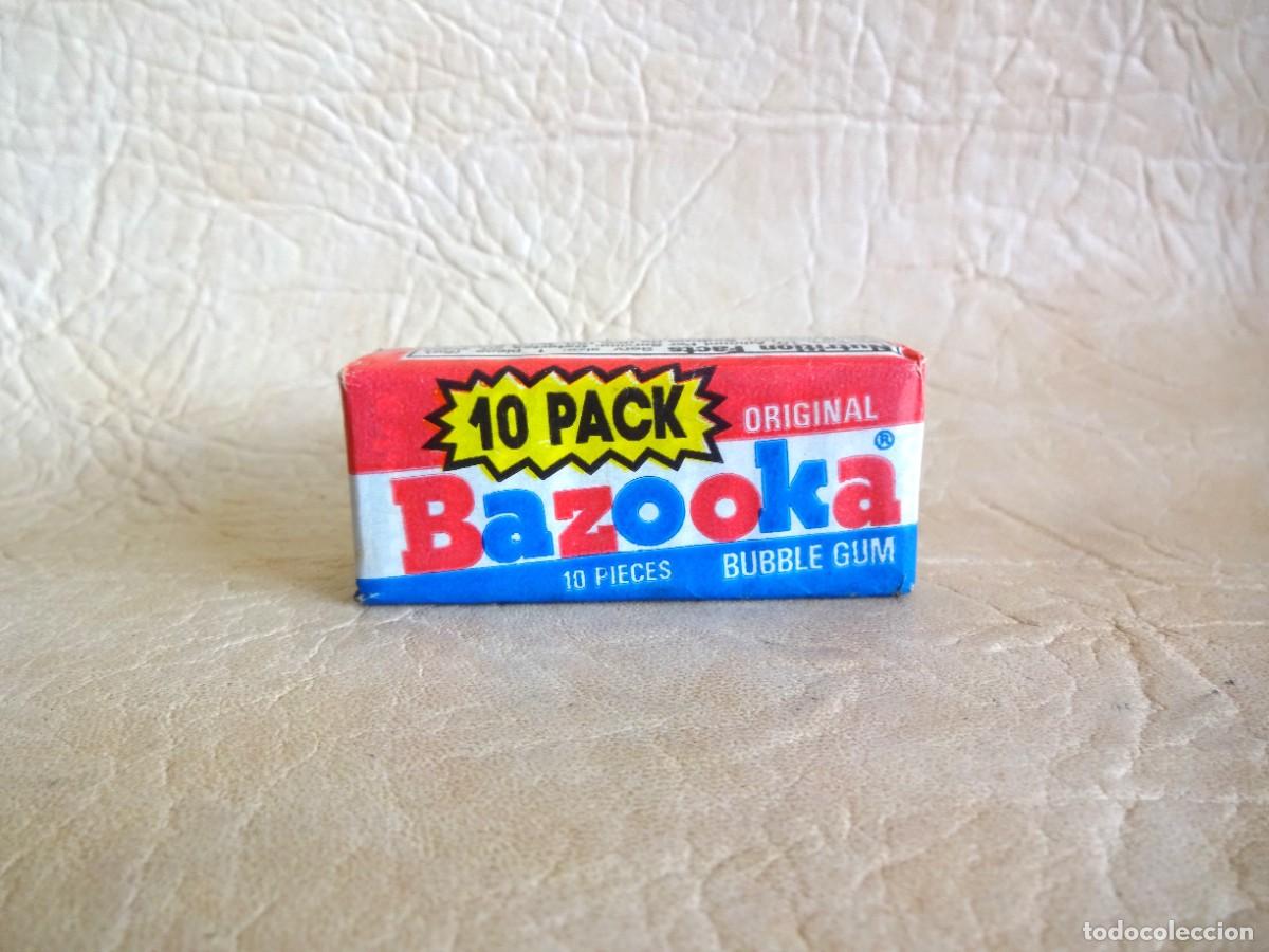 Otros Art&iacute;culos de Coleccionismo en Papel: paquete de 10 chicles bazooka a&ntilde;o 1994 made in USA chicle envoltorio sin abrir!!