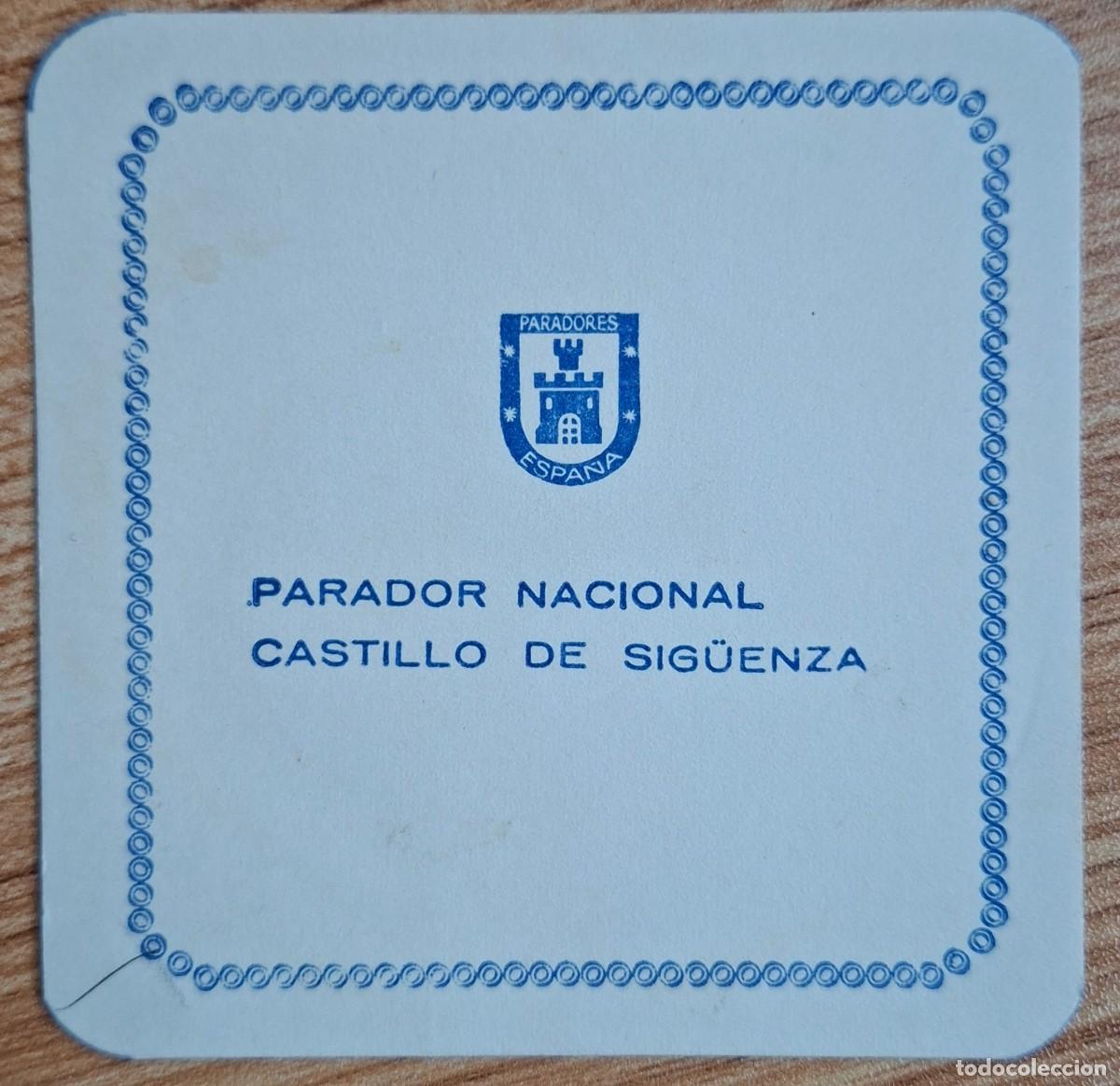Otros Art&iacute;culos de Coleccionismo en Papel: Posavasos Parador nacional Castillo de Sig&uuml;enza (Guadalajara)