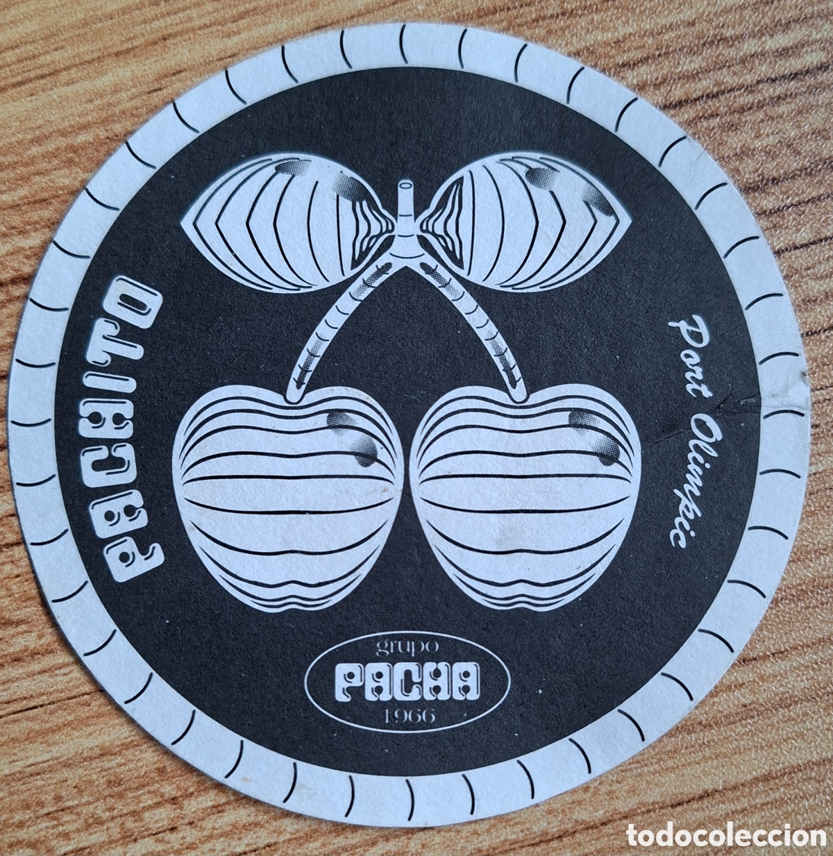 Otros Art&iacute;culos de Coleccionismo en Papel: Posavasos Discoteca Pachito - Grupo Pacha - Port Olimpic Barcelona