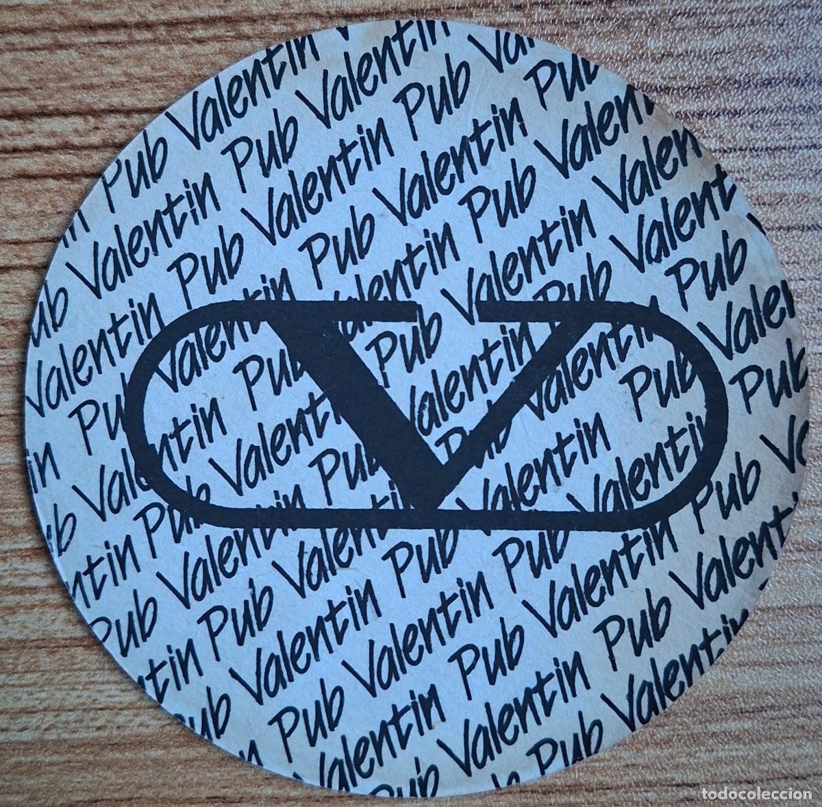 Otros Art&iacute;culos de Coleccionismo en Papel: Posavasos Valentin Pub - Fuengirola - Costa del Sol (M&aacute;laga)