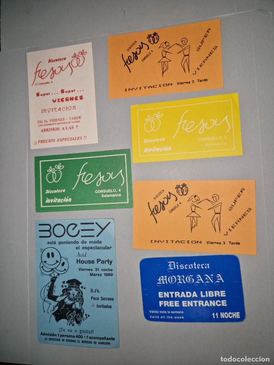 Otros Art&iacute;culos de Coleccionismo en Papel: ENTRADAS INVITACION DISCOTECA A&Ntilde;OS 80