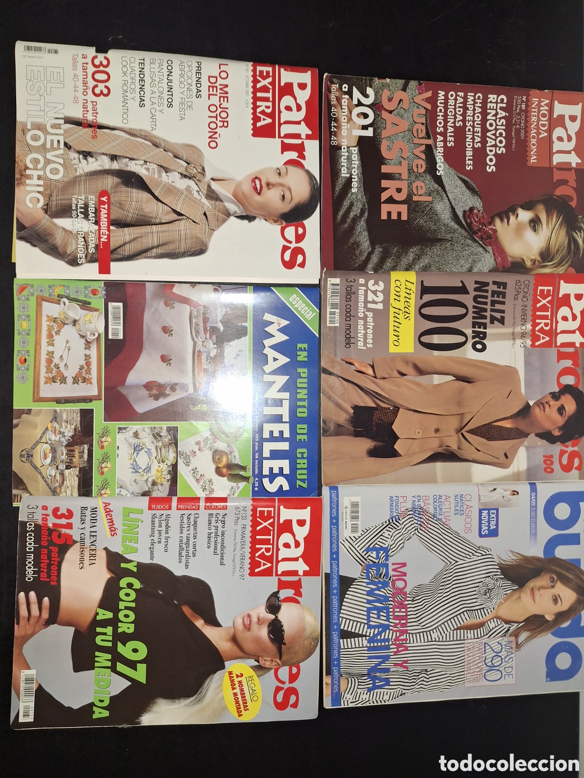 Otros Art&iacute;culos de Coleccionismo en Papel: Lote de 6revistas de patrones