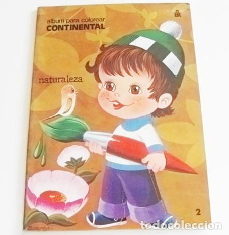 Otros Art&iacute;culos de Coleccionismo en Papel: ANTIGUO &Aacute;LBUM PARA COLOREAR - CONTINENTAL - DE NATURALEZA - A&Ntilde;OS 80 - EDITORIAL ROMA