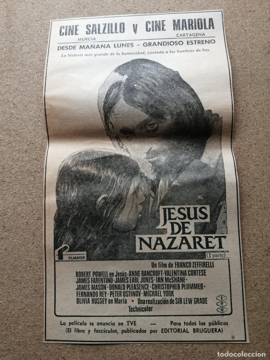Otros Art&iacute;culos de Coleccionismo en Papel: RECORTE PRENSA ANUNCIO PELICULA. JESUS DE NAZARET (FRANCO ZEFFIRELLI)