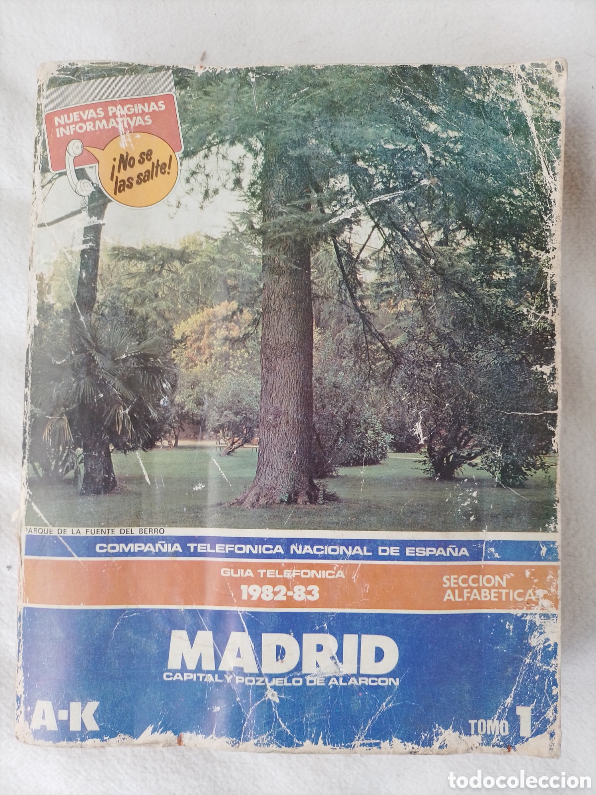 Otros Art&iacute;culos de Coleccionismo en Papel: Guia telef&oacute;nica Madrid 1982-83