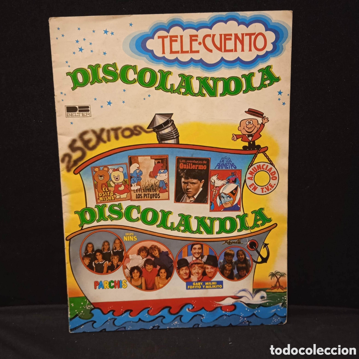 Otros Art&iacute;culos de Coleccionismo en Papel: TELE-CUENTO DISCOLANDIA 25 &Eacute;XITOS - BELTER 1980 APROX