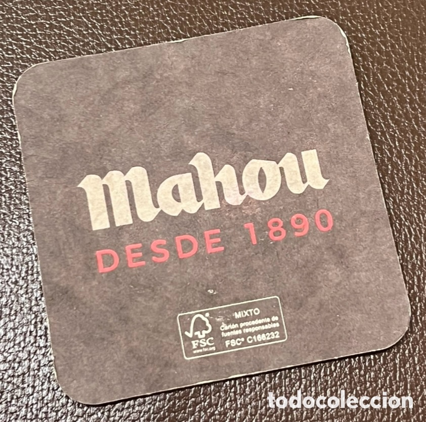 Otros Art&iacute;culos de Coleccionismo en Papel: Posavasos. Cerveza MAHOU. Desde 1890