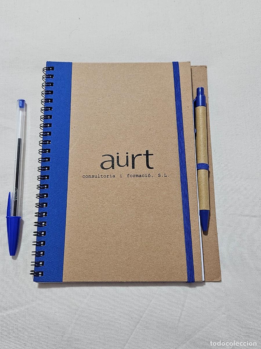 Otros Art&iacute;culos de Coleccionismo en Papel: Libreta/ Cuaderno Nueva De Muelle Con El Logo Y Nombre De Empresa A&Uuml;RT, Consultoria I Formaci&oacute;