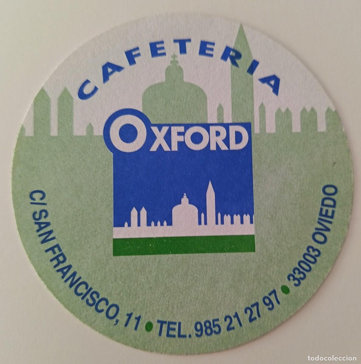Otros Art&iacute;culos de Coleccionismo en Papel: Posavasos. Cafeteria Oxford. Oviedo.