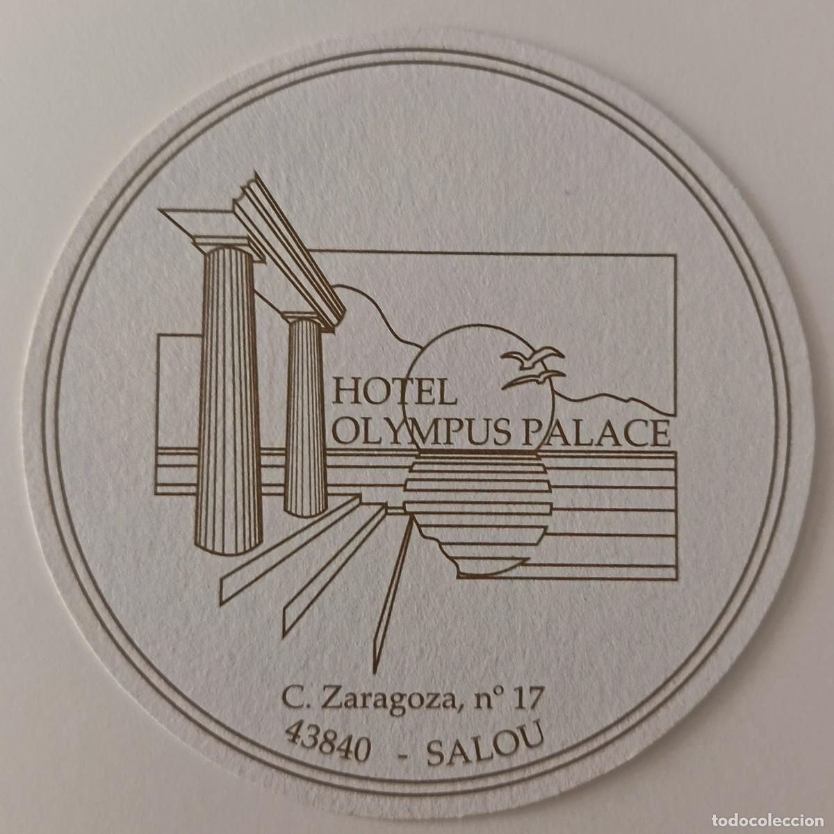 Otros Art&iacute;culos de Coleccionismo en Papel: Posavasos. Hotel Olympus Palace. Salou.