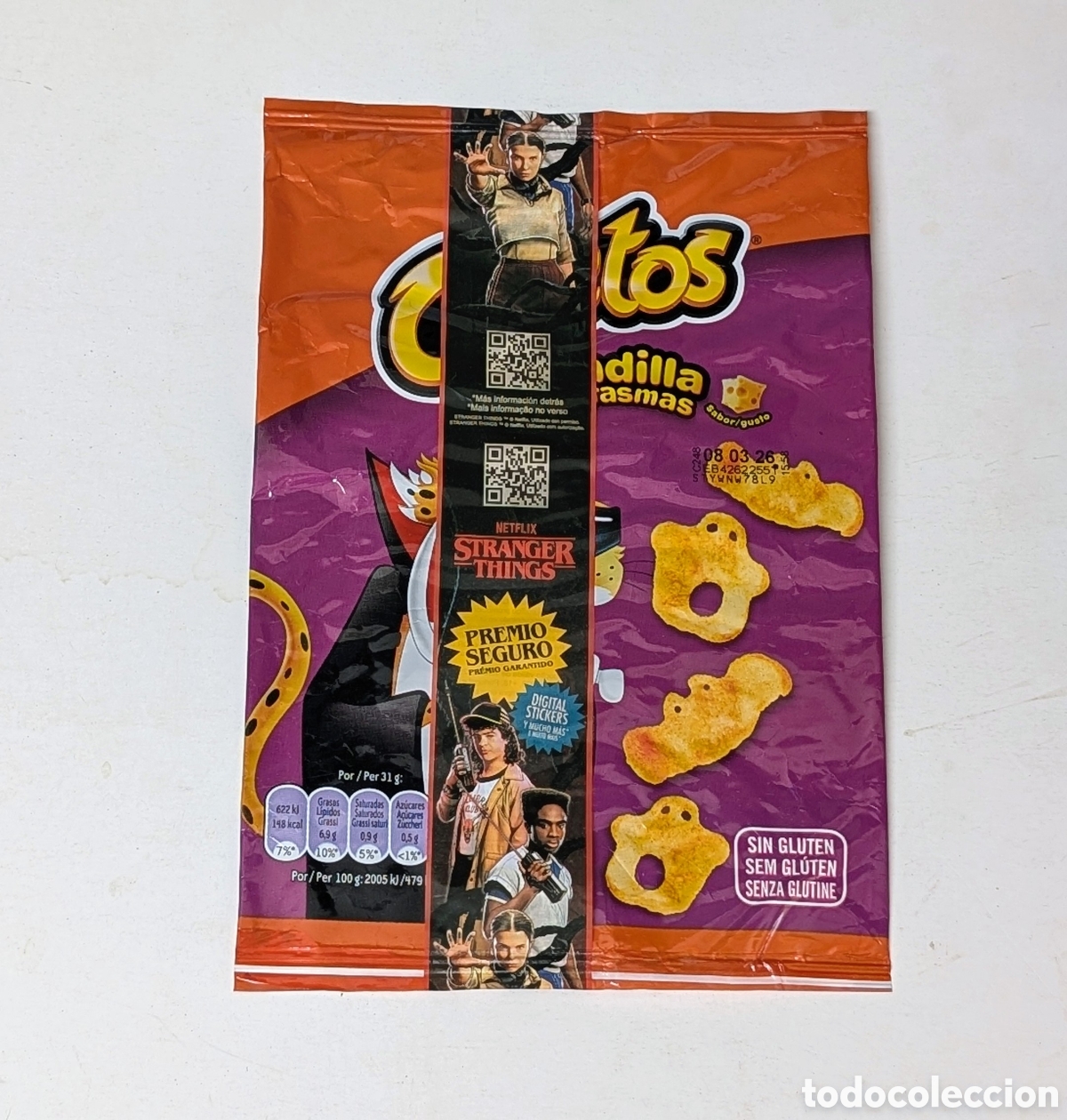 Otros Art&iacute;culos de Coleccionismo en Papel: BOLSA ENVOLTORIO CHEETOS PANDILLA STRANGER THINGS