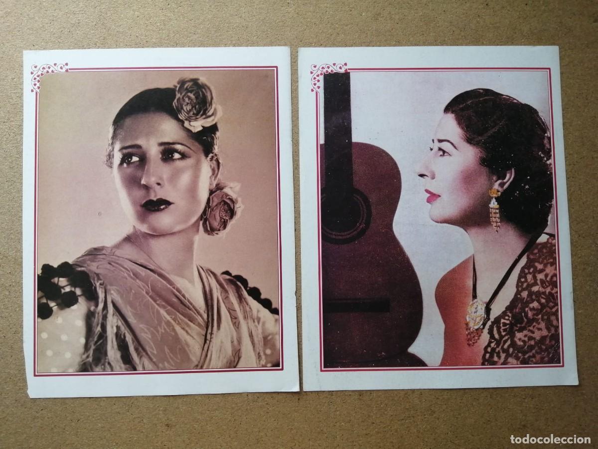 Otros Art&iacute;culos de Coleccionismo en Papel: DOS LAMINAS. CONCHA PIQUER